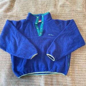Eddie Bauer Blue Fleece Pullover